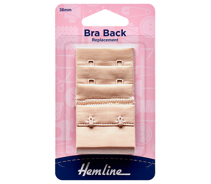 Bra Back Replacement 38mm - 2 Hook